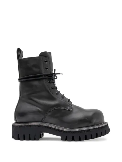 A Diciannoveventitre black combat boots Black OCTACOMBAT