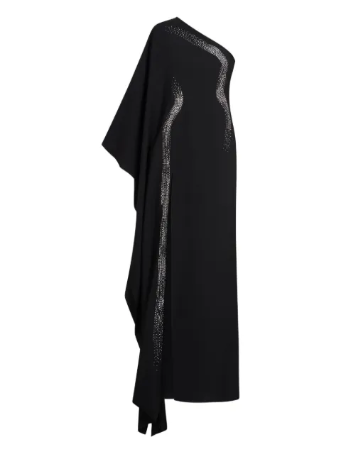 Taller Marmo Palladium one-shoulder embellished maxi dress Black TMPS2604133