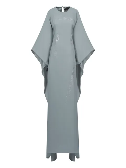 Taller Marmo Caesars rhinestone maxi dress Blue TMPS2623513