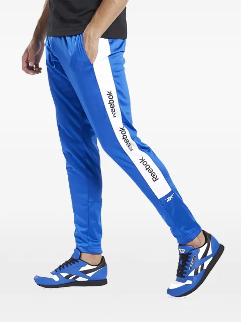 Reebok logo-tape track pants Blue FK6138