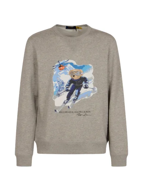 Polo Ralph Lauren Polo Bear crew-neck printed sweater Grey 710B13911001