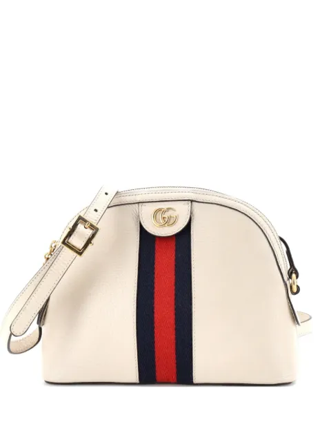 Gucci Pre-Owned Ophidia Dome Shoulder Bag Leather Small crossbody bag White SGFRLH1DGND5DFKQ