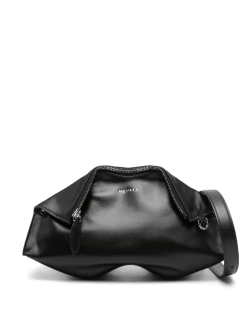 Alexander McQueen Manta zip clutch bag Black 8613741VDXA