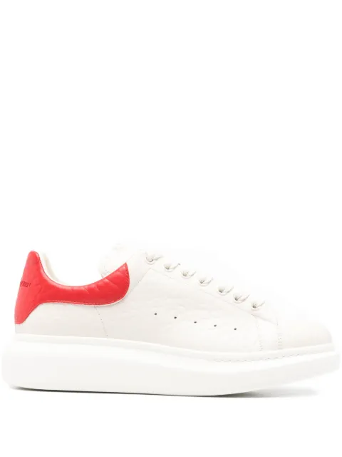 Alexander McQueen embossed heel sneakers Neutrals 807881WHAEG
