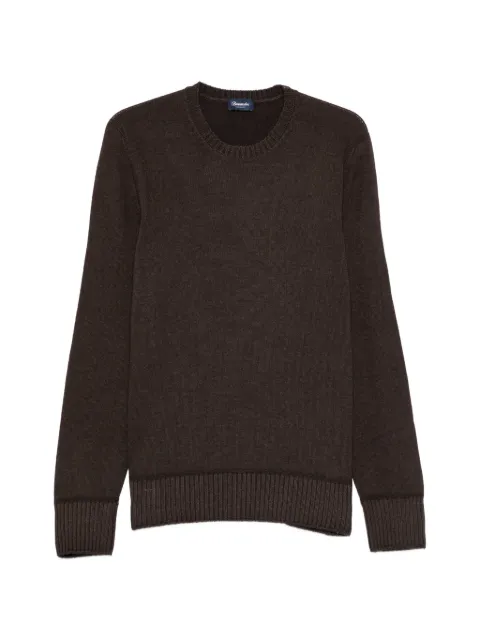 Drumohr crew-neck sweater Brown D8M103AL00001