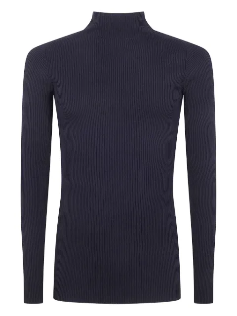 Rick Owens ribbed high-neck sweater Black RU01F2638RIBVI