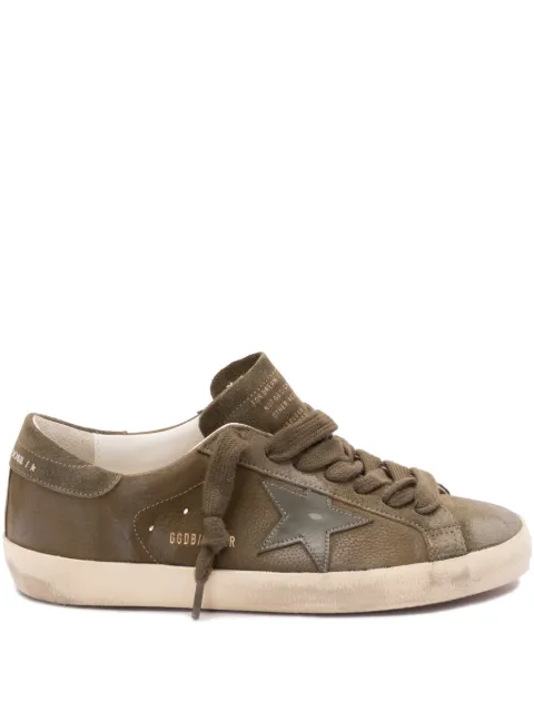 Golden Goose Super-Star lace-up sneakers Green GMF00101F008156