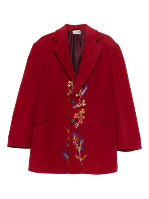 A.N.G.E.L.O. Vintage Upcycling embroidered coat Red AU690ABQ