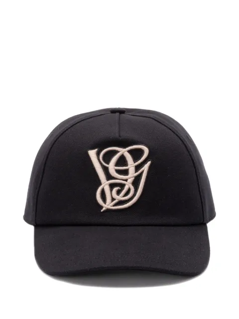 Valentino Garavani cotton baseball cap with embroidery Black YHDA41KKF