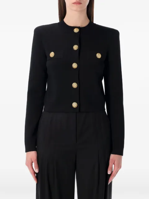 Balmain button-up cardigan Black GF1KL000KJ43