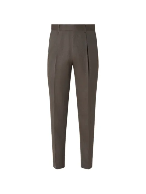 Zegna pleated trousers Grey 316F06A375N5N2