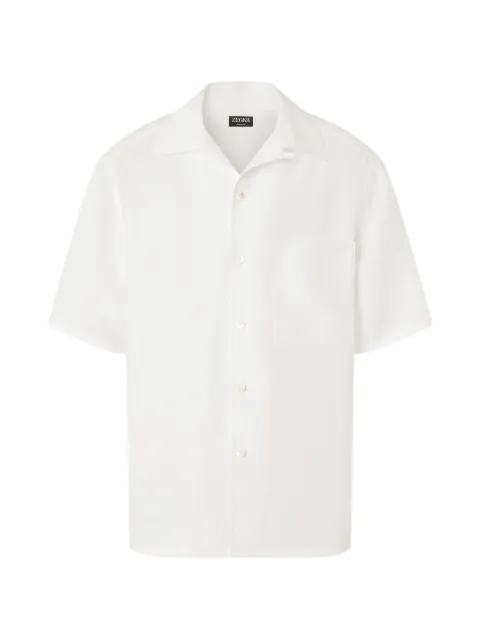 Zegna pocket short sleeve shirt White UHX31A3SCP5