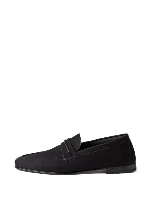 Zegna leather loafers Blue LHNBCA8037Z