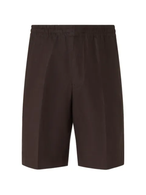 Zegna Oasi Lino shorts Brown UHI35A3TB14