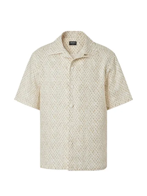 Zegna Oasi Lino shirt Neutrals UHX55A3SCP5