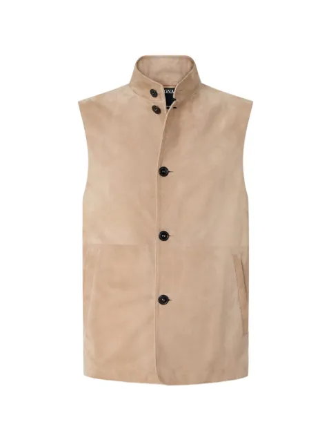 Zegna buttoned vest Neutrals UHPSCA3H165