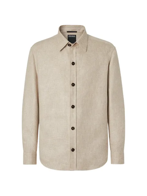 Zegna button-up shirt Neutrals UHV75A3SOT52