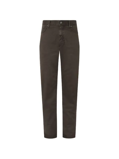 Zegna stretch roccia trousers Brown UHP16A3CITY