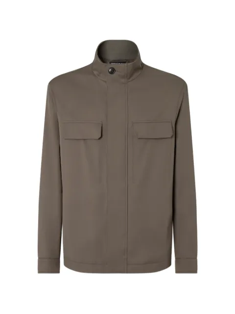 Zegna flap-pocket jacket Green UHTC5A3HCT577