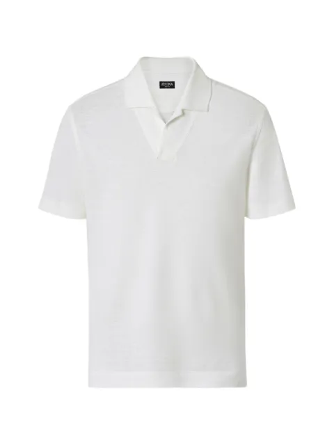 Zegna Oasi Lino T-shirt White UH352A3H747