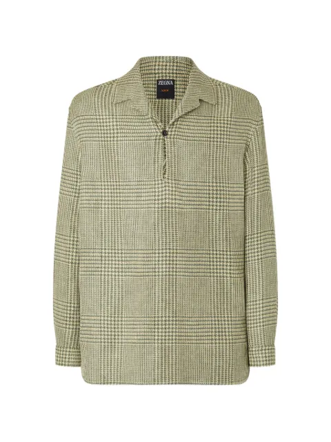 Zegna prince of wales crossover shirt Neutrals 387099A39SS1C3