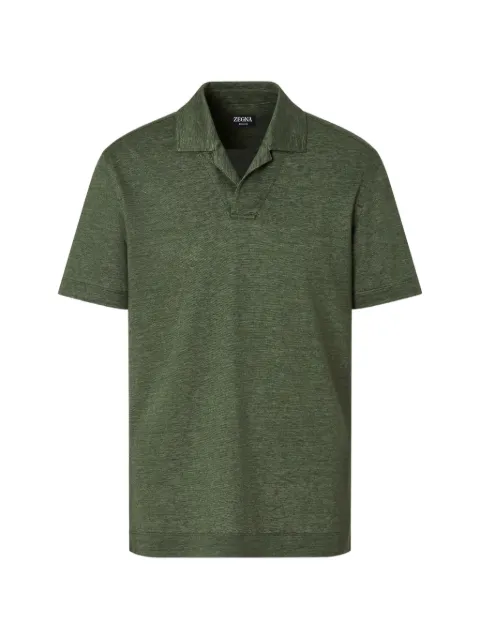 Zegna Oasi Lino T-shirt Green UH352A3H747