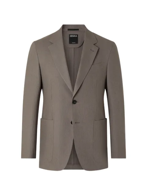 Zegna Oasi Lino blazer Brown 373527A31DJSS0