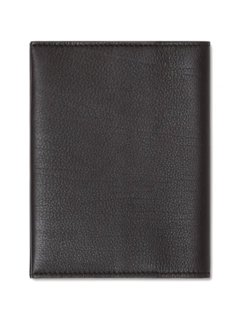 Zegna leather passport case Brown LHOTOE2003Z