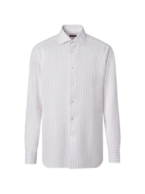 Zegna striped shirt White 302337A39NS0AT