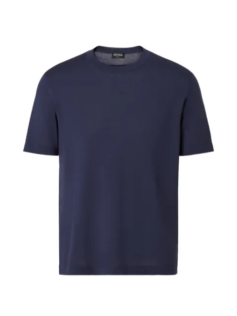Zegna wool T-shirt Blue UH15M9A3TSH