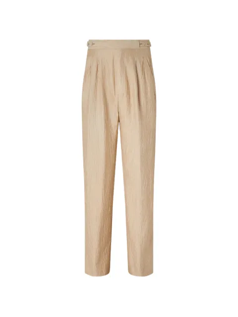 Zegna pleated silk trousers Neutrals 387201A37N3RH2