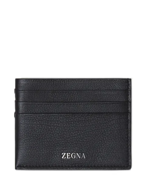Zegna leather card holder Black LHOTOE2012Z