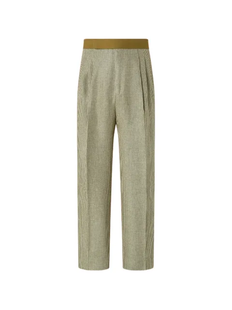 Zegna crossover linen trousers Neutrals 387104A37531H2