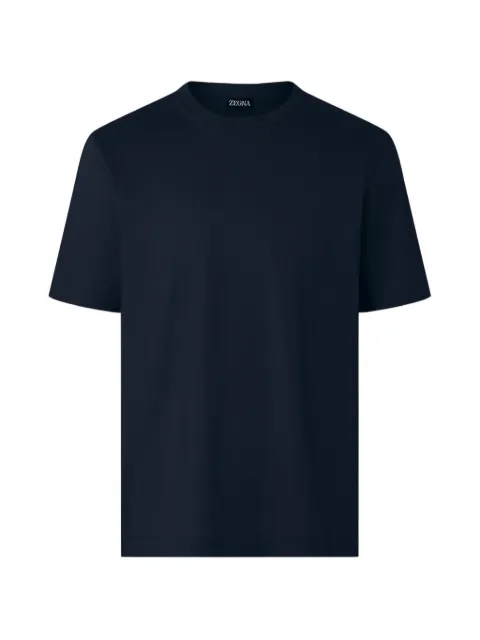 Zegna piqué T-shirt Blue UH335A3H771