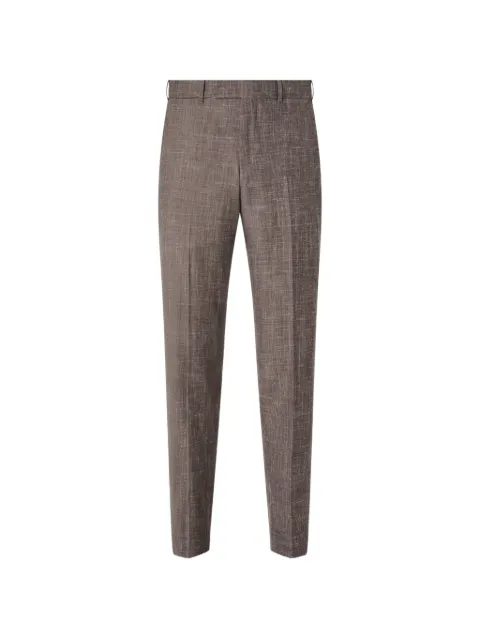 Zegna crossover wool trousers Brown 349F75A375N5N2