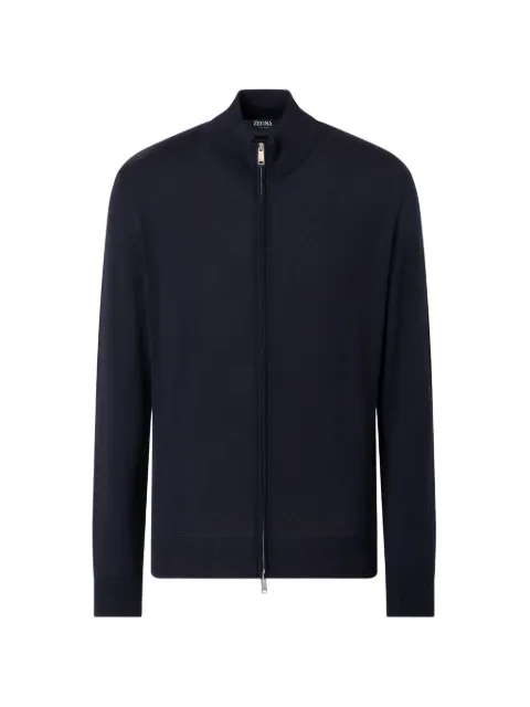 Zegna full-zip cardigan Blue UH15M9A3FLZ