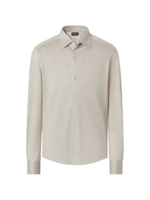 Zegna beige shirt Neutrals UHX46A3SRO1