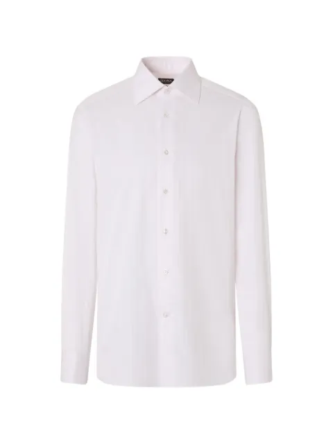 Zegna Centoventimila cotton shirt Pink 302015A39NS0PR