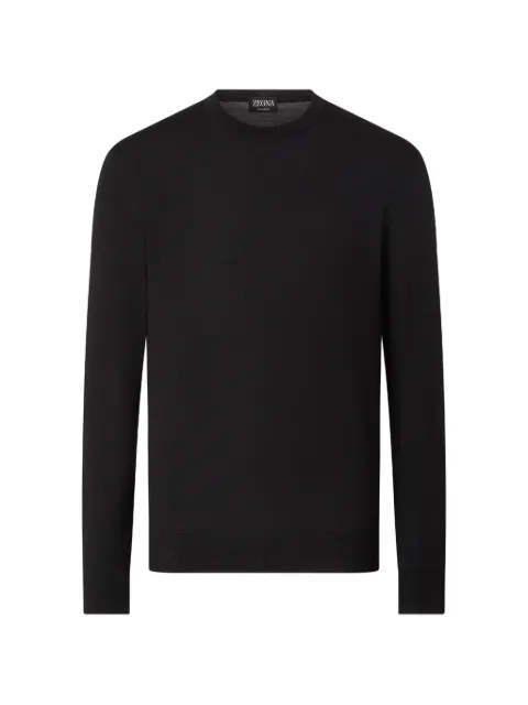 Zegna 15milmil15 wool sweatshirt Black UH15M9A3CRW