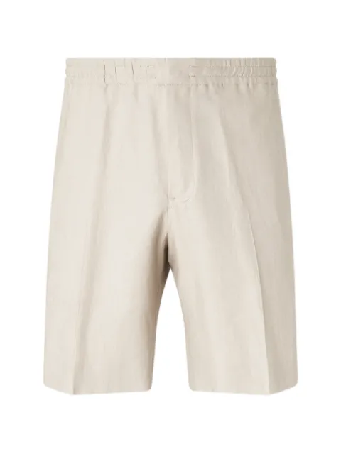 Zegna Oasi Lino shorts White UHI35A3TB14