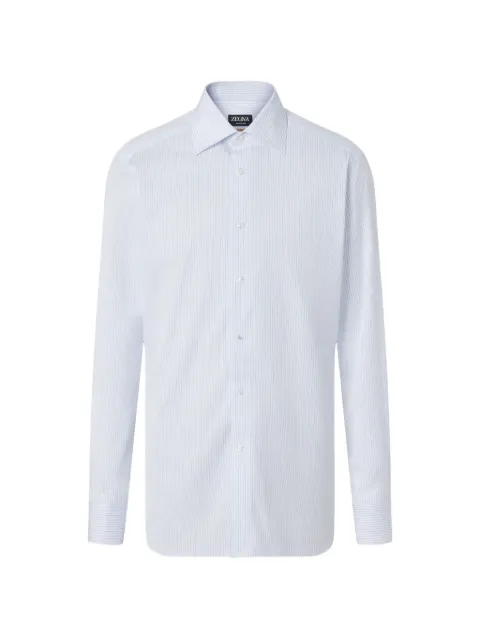 Zegna striped cotton shirt White 302081A39NS0PR