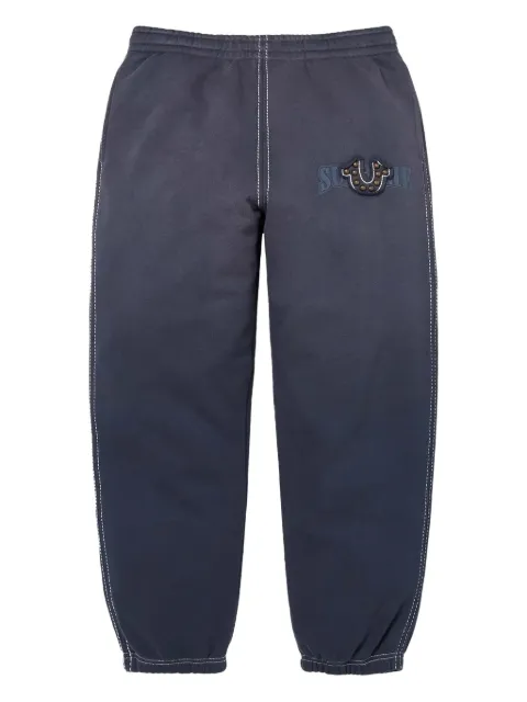 Supreme x True Religion logo-detail track pants Blue SU26694