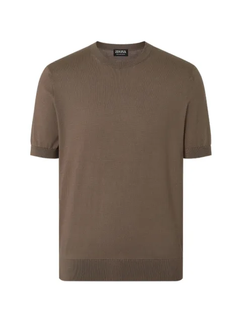 Zegna cotton T-shirt Brown UHC90A3C10