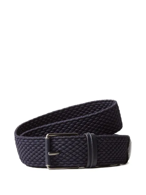 Zegna rayon weave belt Blue LHINTB124AZ