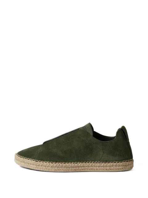 Zegna suede espadrilles Green LHCSRS8266Z