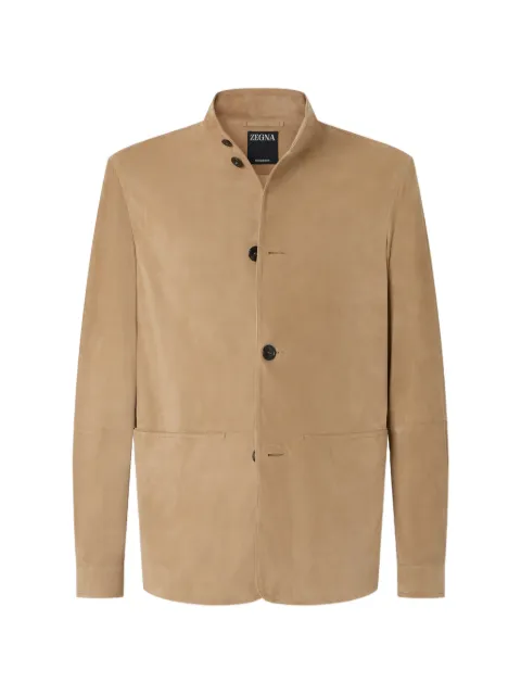 Zegna Il Conte button-up jacket Neutrals UHPSCA3H290