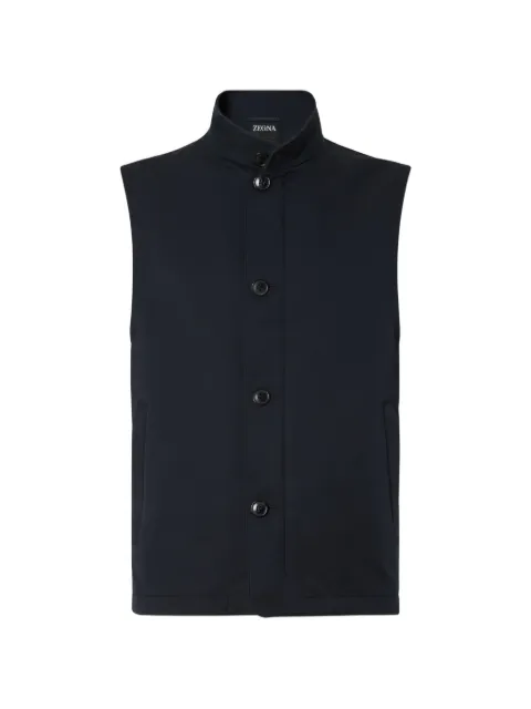 Zegna button-up gilet Blue UHTC5A3H127