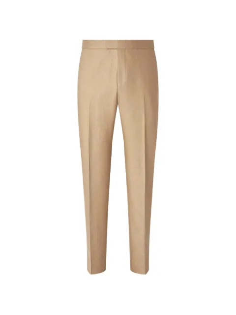 Zegna Oasi linen trousers Neutrals UHI35A3TZ50