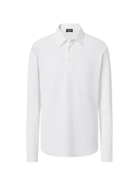 Zegna cotton polo shirt White UHX16A3SJF12
