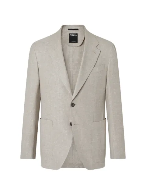Zegna crossover wool jacket Neutrals 349581A310JCN0